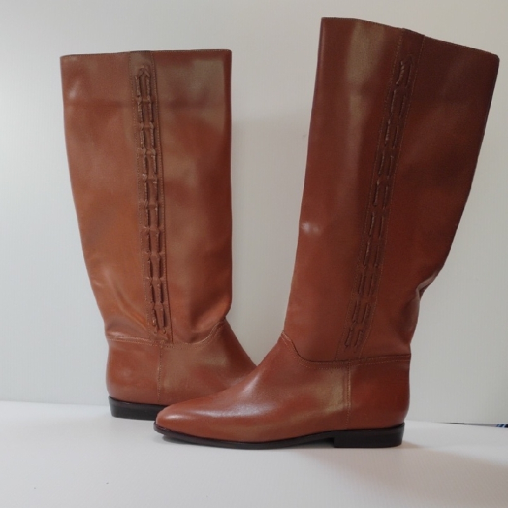 Nicole Made In Brazil "Savannah" Leather Riding Boots For Women Sz 7  Brand New!